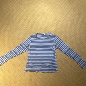 Columbia long sleeve blue striped tee